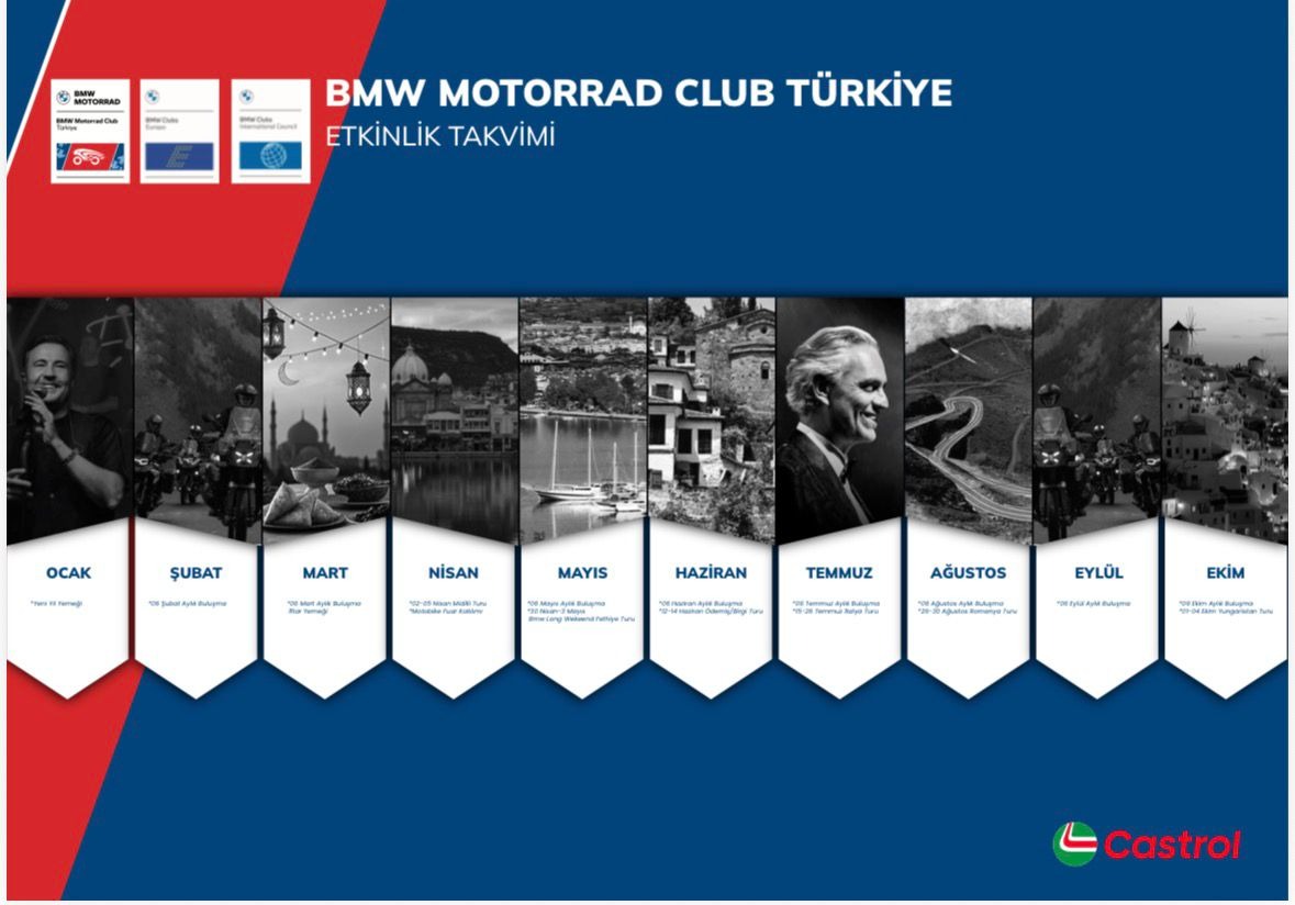 Bmw Motorrad Club Türkiye 2026 Etkinlik Takvimi